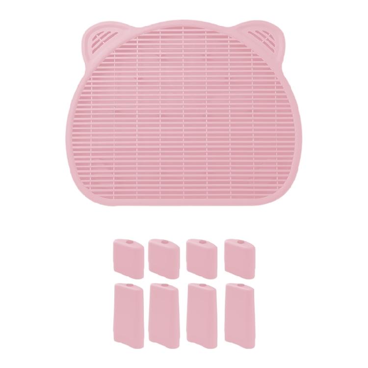 Oversized Cats Litter Tray Mat to Collects Debris And Reduces Household Mess Effectively Cats Litter Ramp for Litter Box
