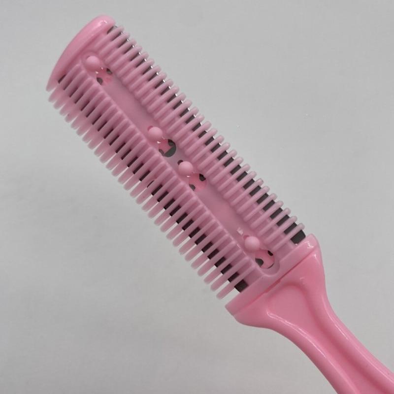 Haarschnitt-Styling-Friseurschere, Rasiermesser, magischer Klingenkamm, Friseur-Werkzeugsatz, 1 Stück, hochwertige doppelseitige Messer-Haarschere