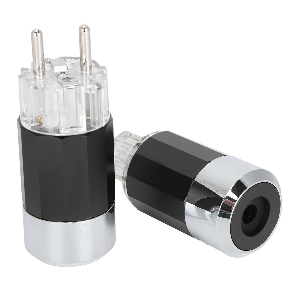 Monosaudio Pure Copper RhodiumPlated Power Plug HIFI Audio Connector Power Plug