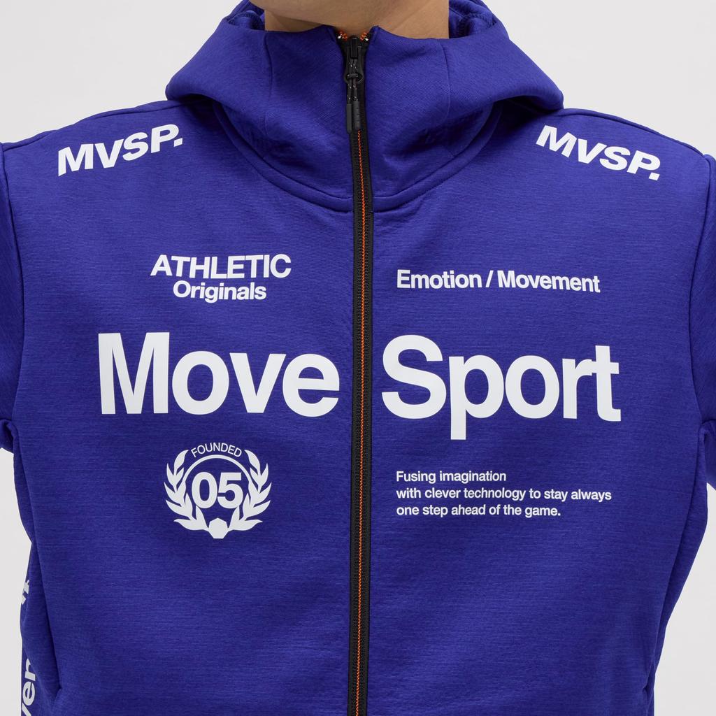 Move Sports Descente Active Suits DRY Authentic Sweat worn by Yuki Highly and easy to move Ideal for and ST5FSW40M BL00 Hoodie, Ishikawa. breathable,