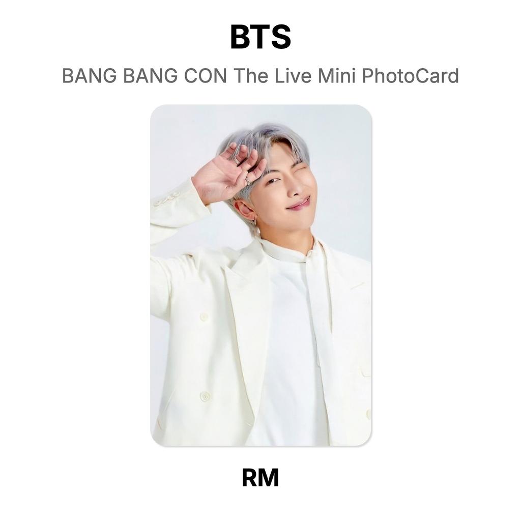 BTS BANG BANG CON The Live Mini PhotoCard Official Photocard