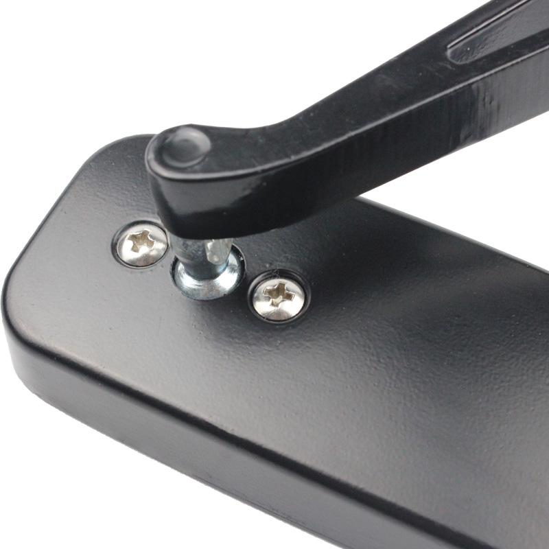 Motorcycle Modified Reflector, Rectangular Aluminum Rearview Mirror, Blue Imitation Dazzling, Harley Reversing Mirror