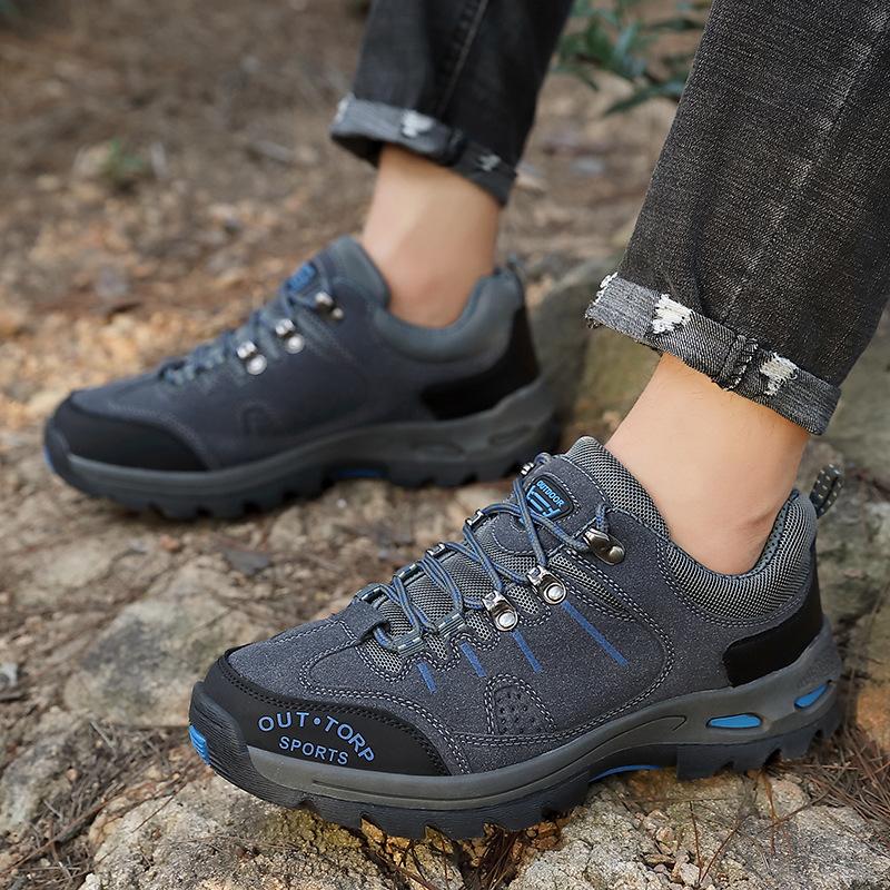 Autumn and winter new non-slip outdoor shoes large size hiking shoes men's and women's shoes sports shoes