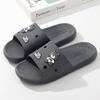 Ciabatte estive semplici da donna, pantofole morbide da casa da uomo, sandali antiscivolo da bagno per coppia, scarpe comode da esterno per la spiaggia per adulti