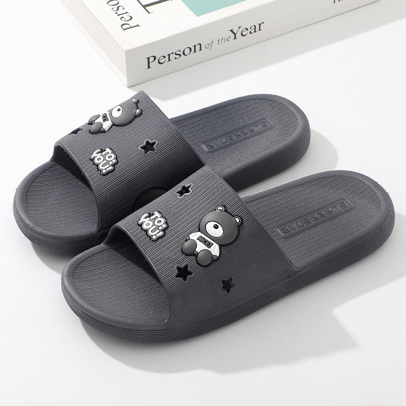 Ciabatte estive semplici da donna, pantofole morbide da casa da uomo, sandali antiscivolo da bagno per coppia, scarpe comode da esterno per la spiaggia per adulti