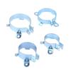 Tin Plated Capacitor Mounting Clamp 2 Feet Fastening Clamping Ring Holder for Power Supply Repair