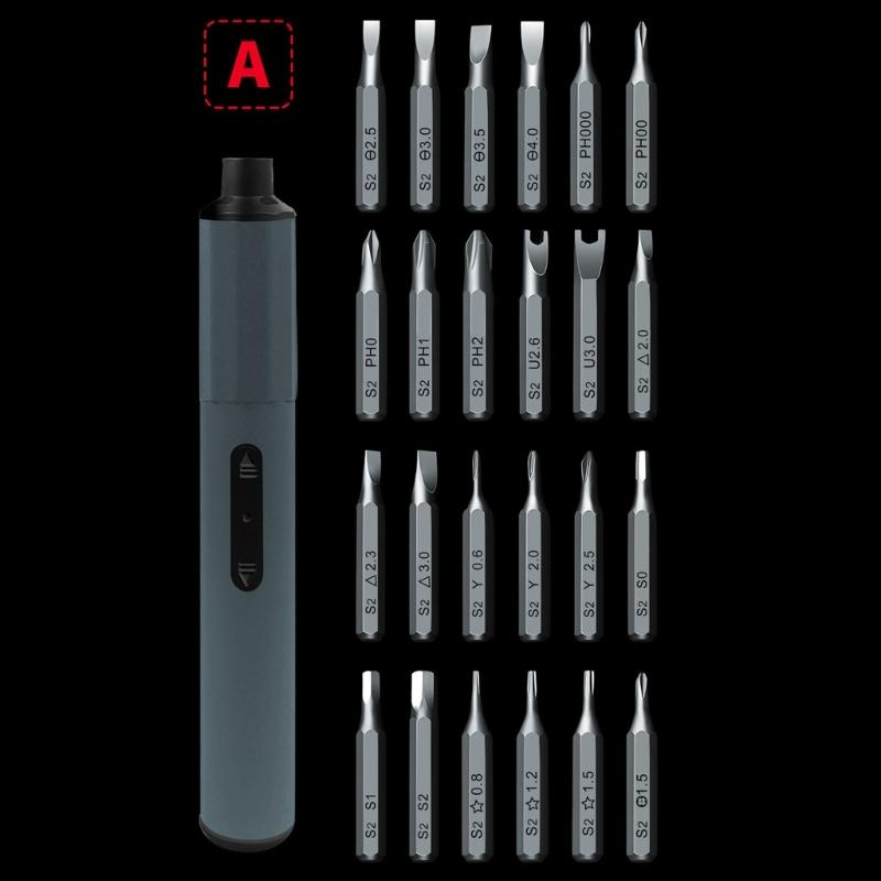 Rechargeable 50 In 1 Wireless Electric Screwdriver Kit With Quiet Motor And 4 LED Light Suitable For Precise Repair Work