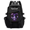 Anime Game Travel Backpack Printed Canvas Backpack for Boy Girl School Bag Students Women Large Capacity Bookbag Usb Charging Kids Gifts