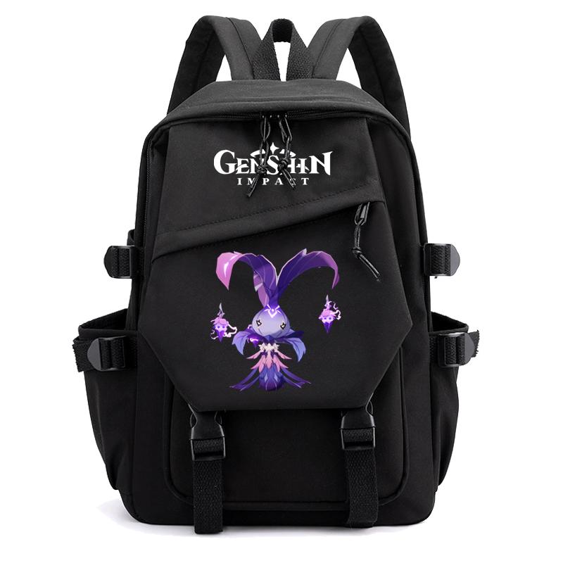 Anime Game Travel Backpack Printed Canvas Backpack for Boy Girl School Bag Students Women Large Capacity Bookbag Usb Charging Kids Gifts
