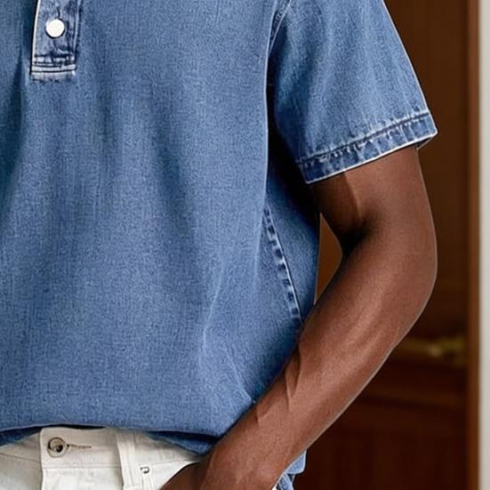 Men's Tops Soft Breathable Polyester Casual Regular Fit Summer Shirt for Daily Life Parties Beachwear Travel Stylish