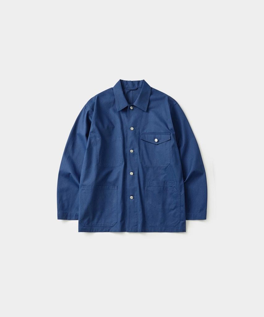 HAVE HAD Twill Cotton Chore Jacket (Blue)