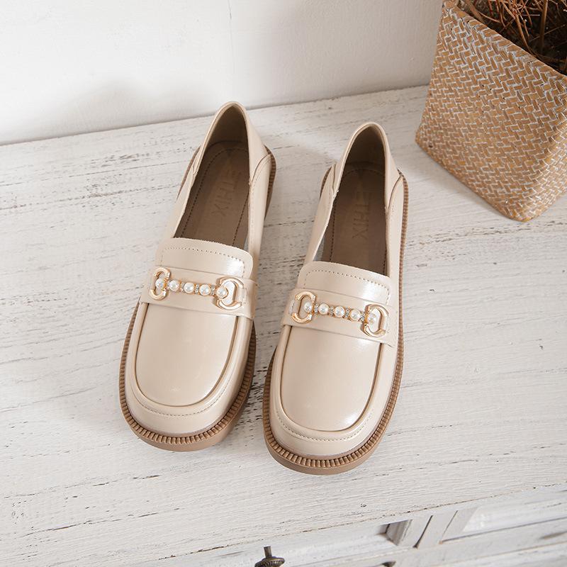 Soft Shoes Woman 2025 Pointed Toe Casual Female Sneakers All-Match Shose Women Oxfords Women's Modis British Style New Cross