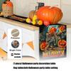 Multipurpose Halloween Decorations Table Runner Scary Theme Pumpkin Spiderweb Skull Pattern Tablecloth For Home Event