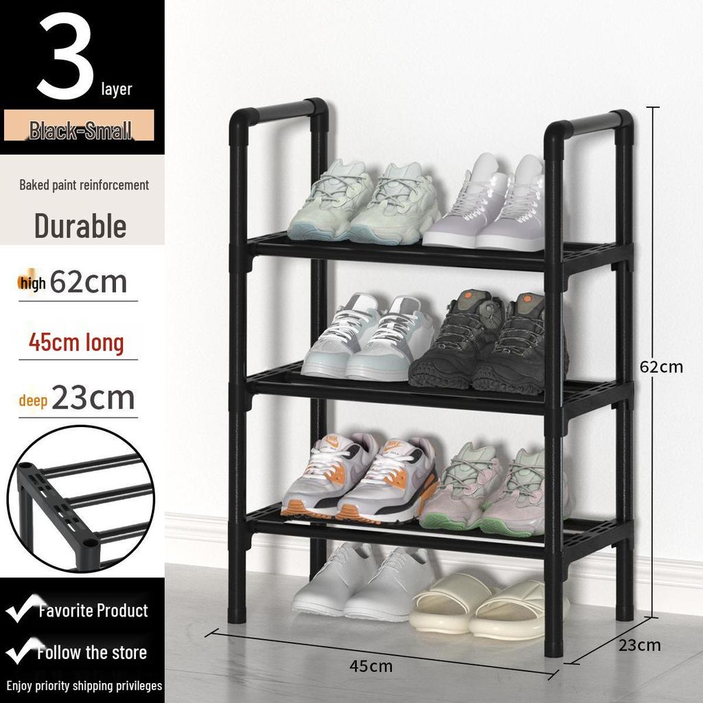 Multi-Tier Shoe Rack: Simple, Economical Storage Cabinet for Dormitory and Entryway