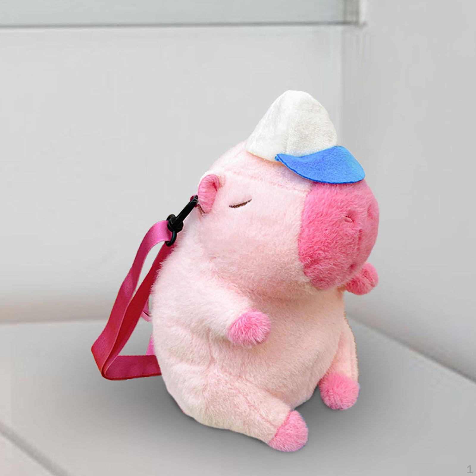 

Рюкзак Capybara Plush - Стильная школьная сумка с принтом животных