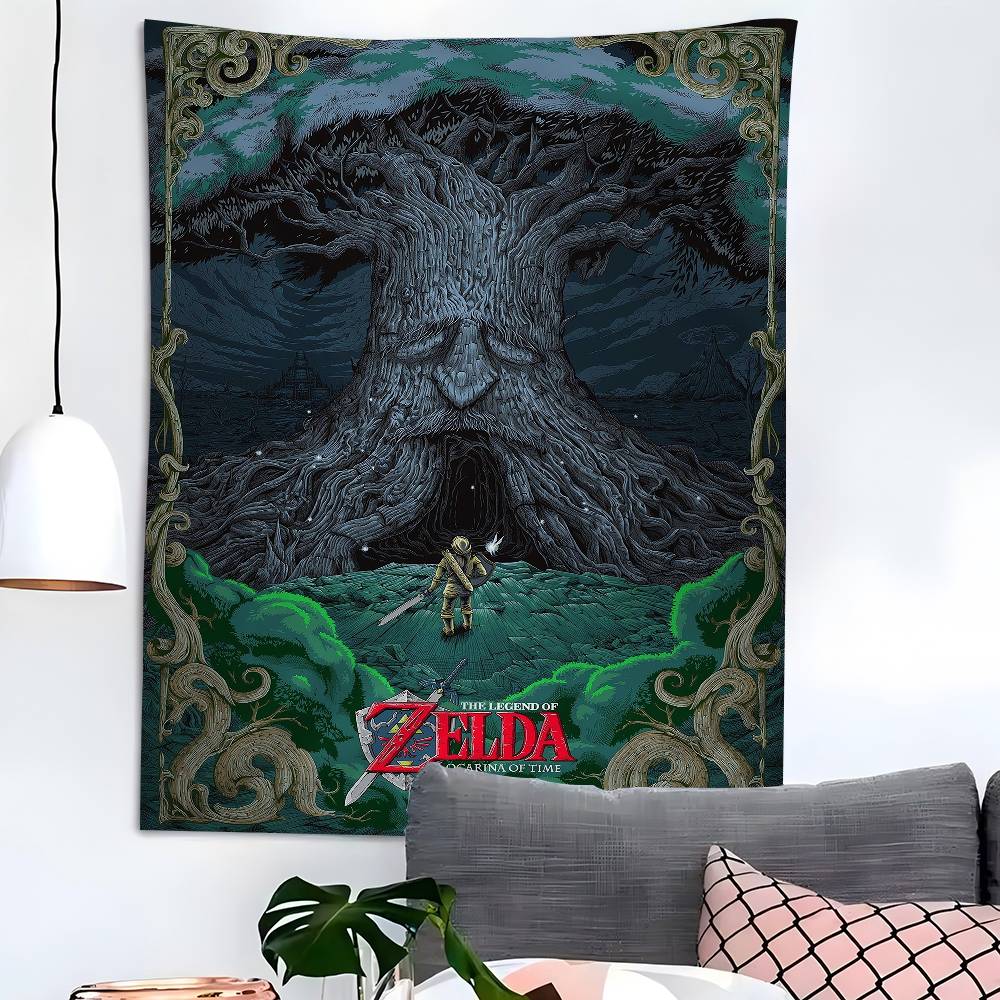 Legend Video Game Zeldas Link Printed Large Wall Tapestry Cheap Hippie Wall Hanging Bohemian Wall Tapestries Mandala Home Decor