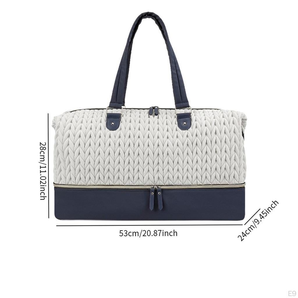 Diaper Tote Bag for Moms with Zipper and Handles Travel Work
