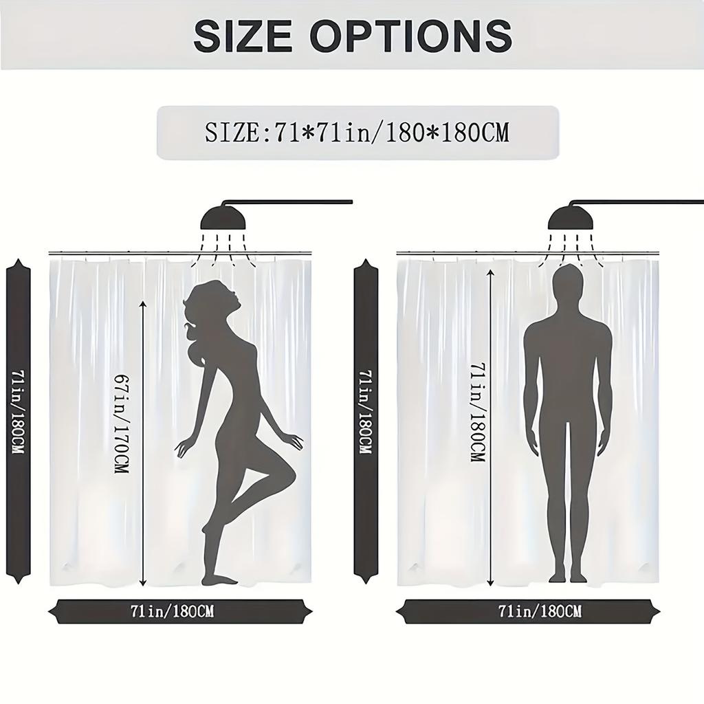 Christmas Winter Shower Curtain Set - Snowman and Christmas Ball Gift Cute Blue, Polyester Washable for Xmas Holiday Bathroom De