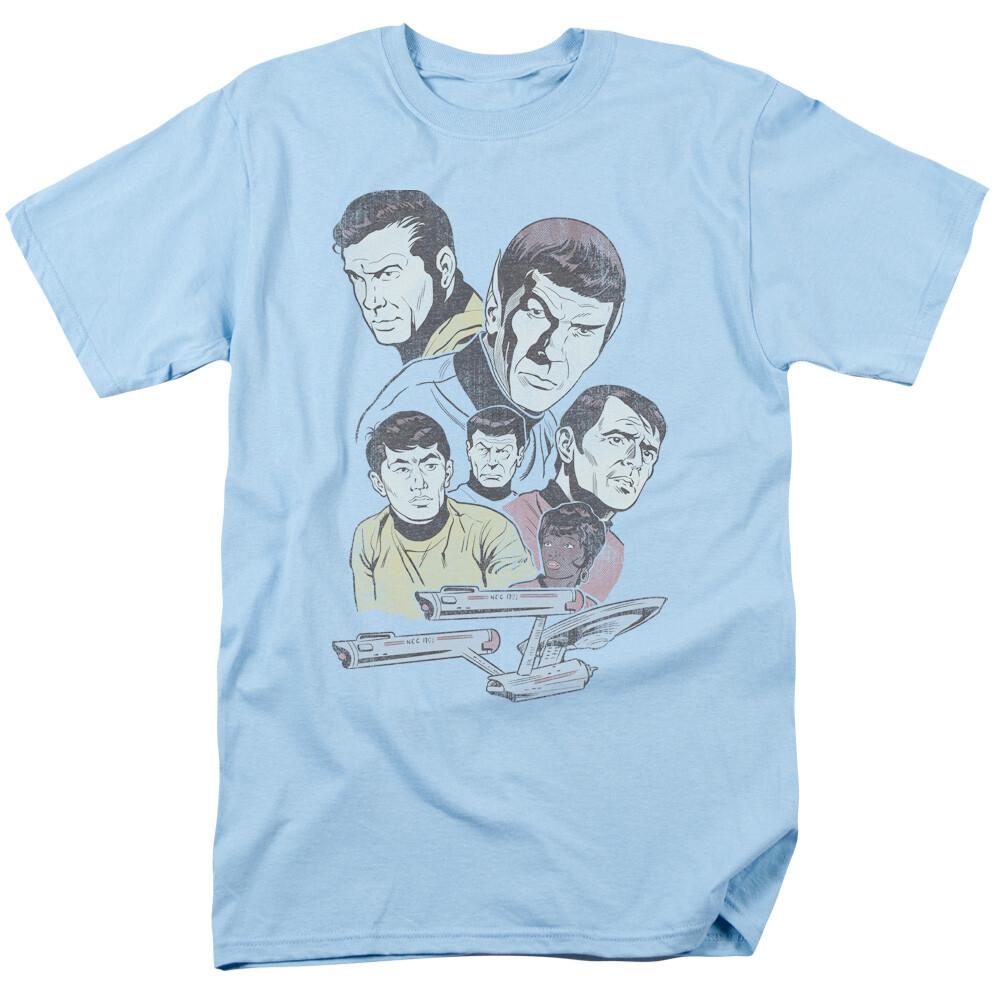 Star Trek Comics Retro Crew T-Shirt Adult Child Toddler S