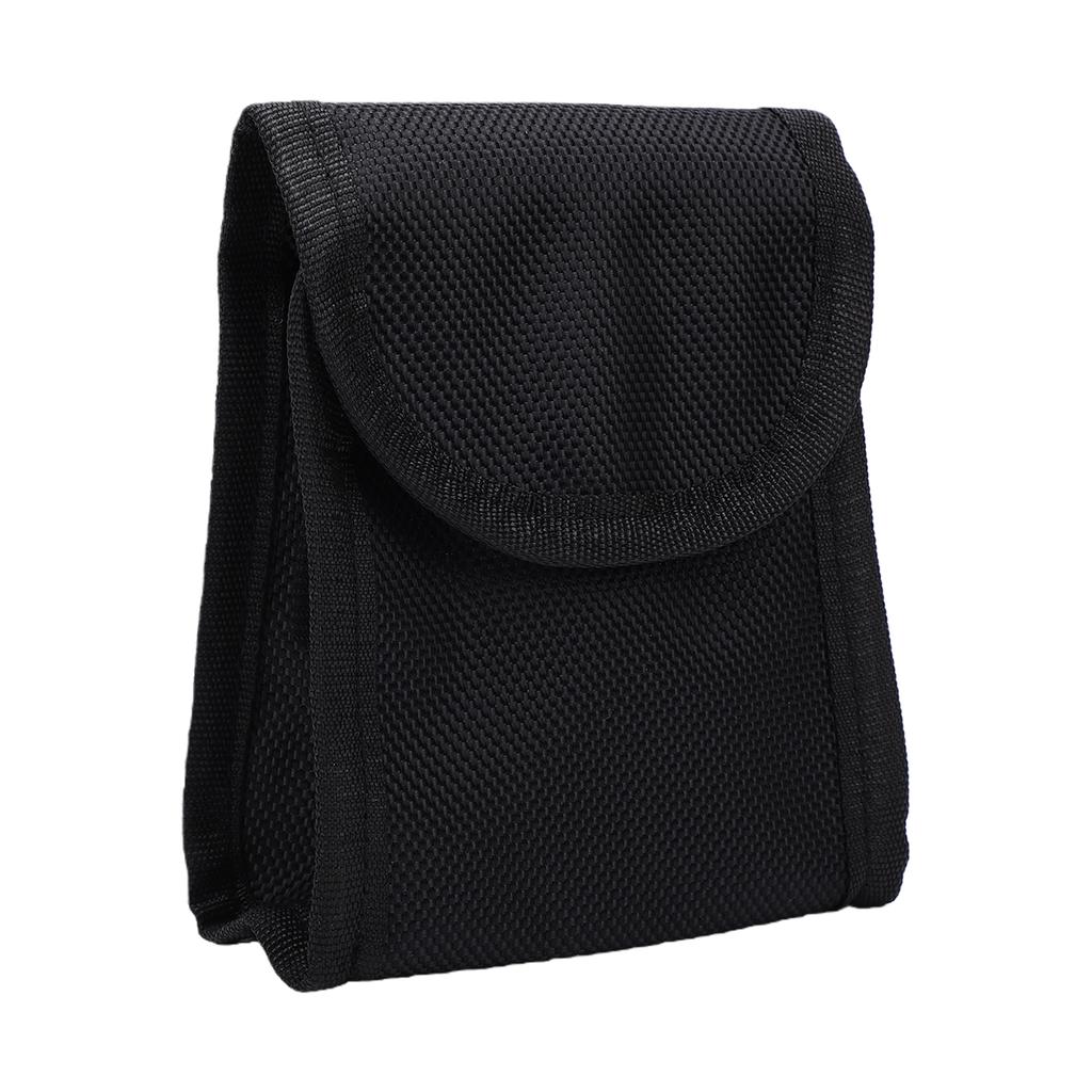Tee Ball Pouch Bag Oxford Cloth Anti Dust Tee Holder Ball Waist Carry Bag Black for Cart