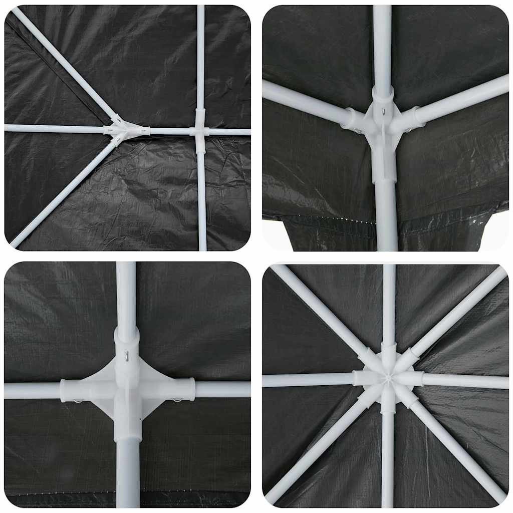 Party Tent Anthracite 400 X 400 X 266 Cm Polyethylene