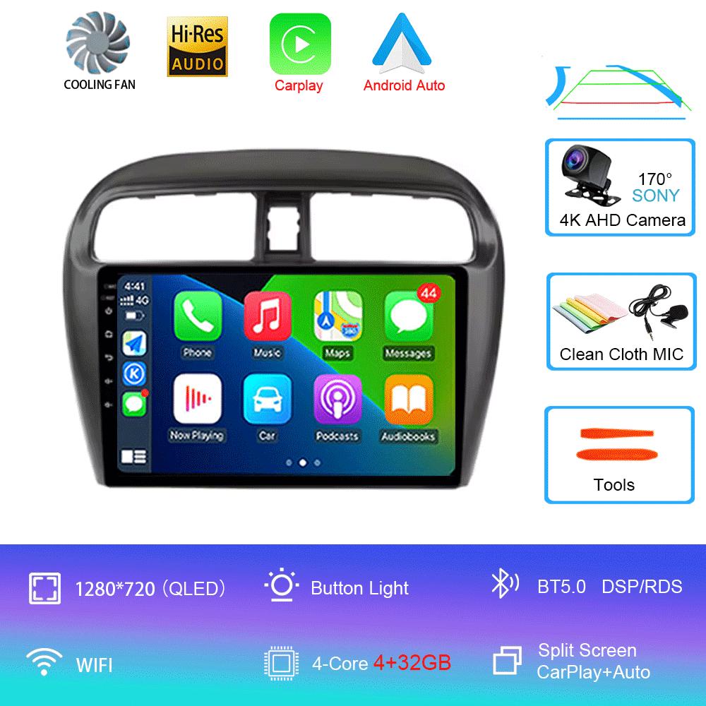 Android 14 Car Radio For Mitsubishi Mirage Attrage 2012-2018 Space Star 2014 Gps Navigation Stereo Multimedia