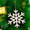 1 Bag Christmas Snowflake Ornaments Decoration Xmas Tree Pendant Christmas Candy Cane Bell Pendant