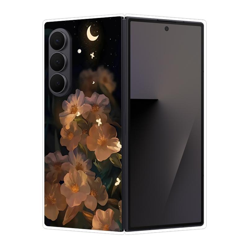 Etui Do Samsung Galaxy Z Fold 7 Przezroczyste Twarde Składane Luksusowe Malowane Do Samsung Galaxy Z Fold7 Clear Cover ZFold 7 Fundas