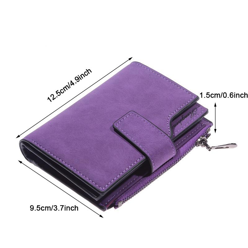 Portafoglio da donna con pochette Hasp corto Custodia da donna Mini Lady Carteira Femininas Portamonete Porta carte