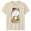 Watercolor Candle Jar Cozy Relaxation Unisexs TShirt Unisexs Tee Graphic Top