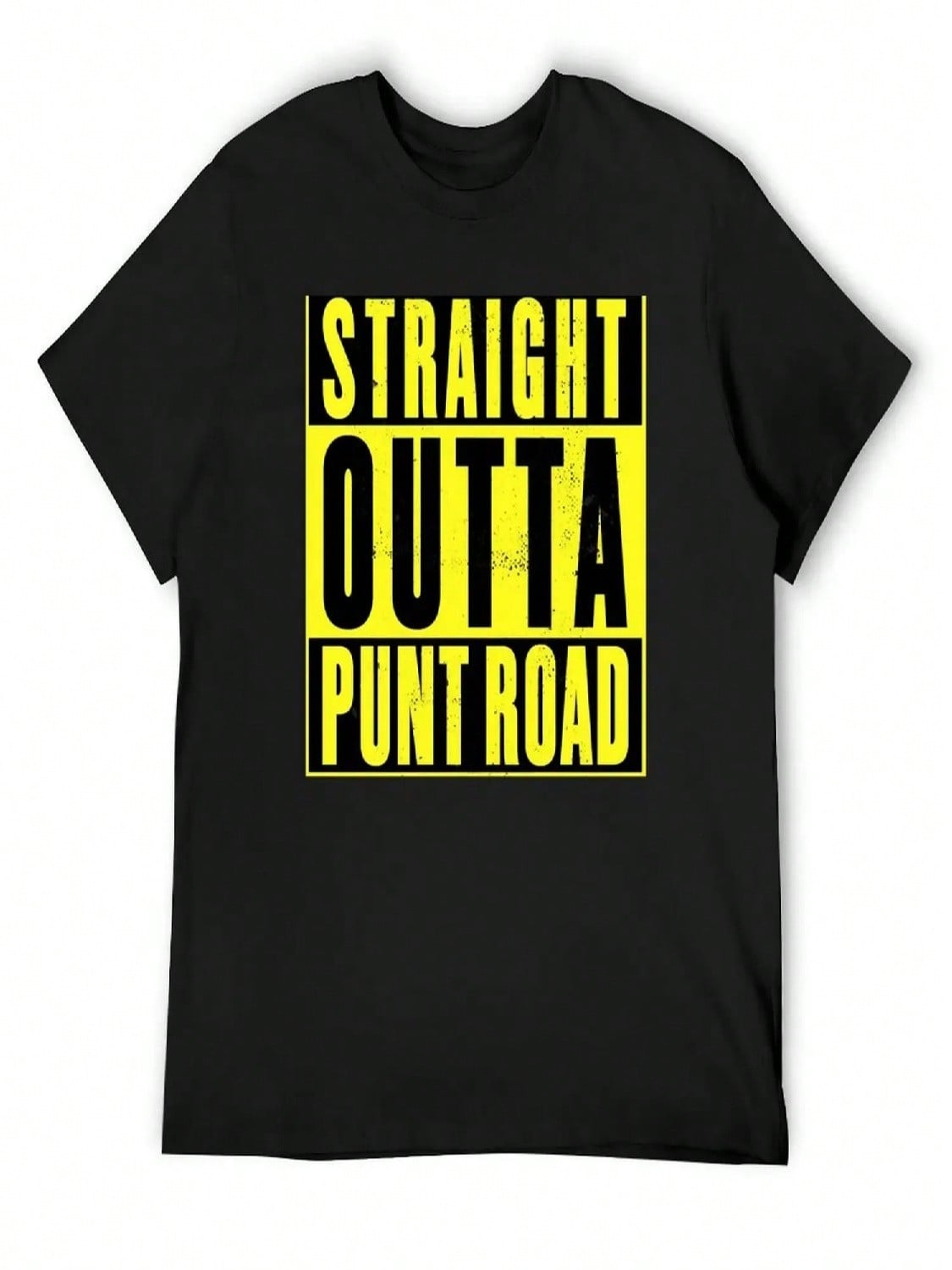 Straight Outta Punt Road [Worn Look] T-Shirt Summer Tops Luxury Designer Vintage unisex Graphic T-Shirts S разноцветный