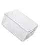 Book Storage Container Transparent Versatile Book Storage Organizer Container Bin with Handle for