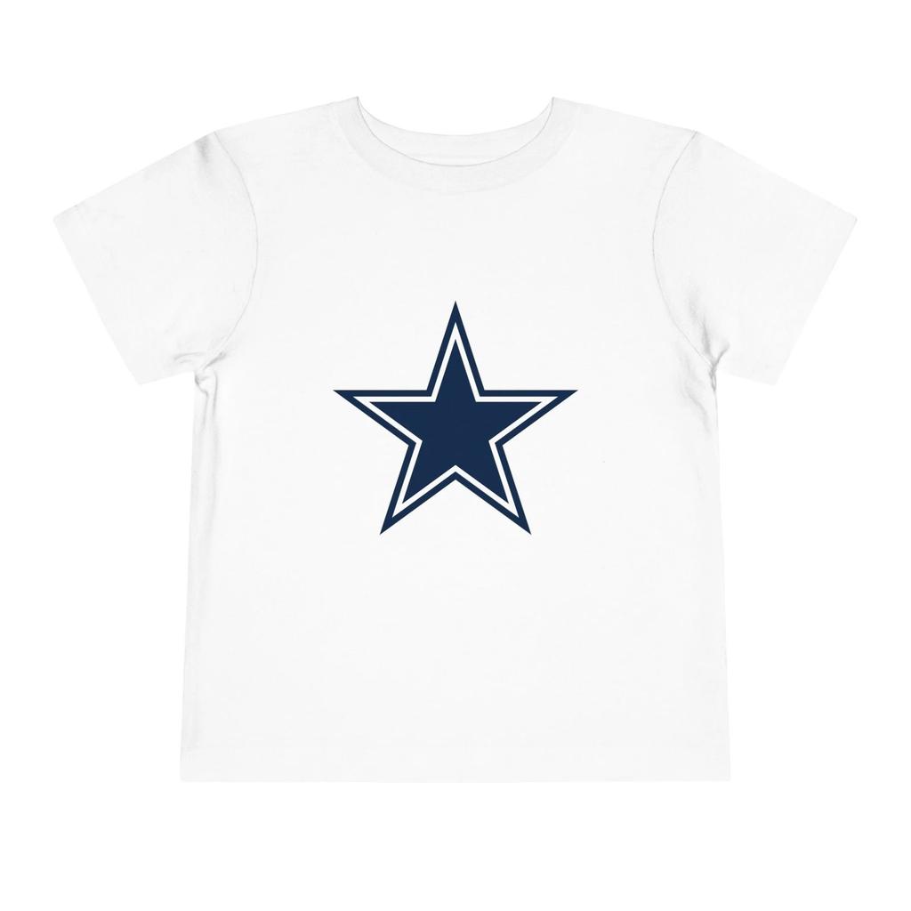 Dallas Cowboys Småbarn Kortärmad T-shirt Vit Fotbollsfan Barn