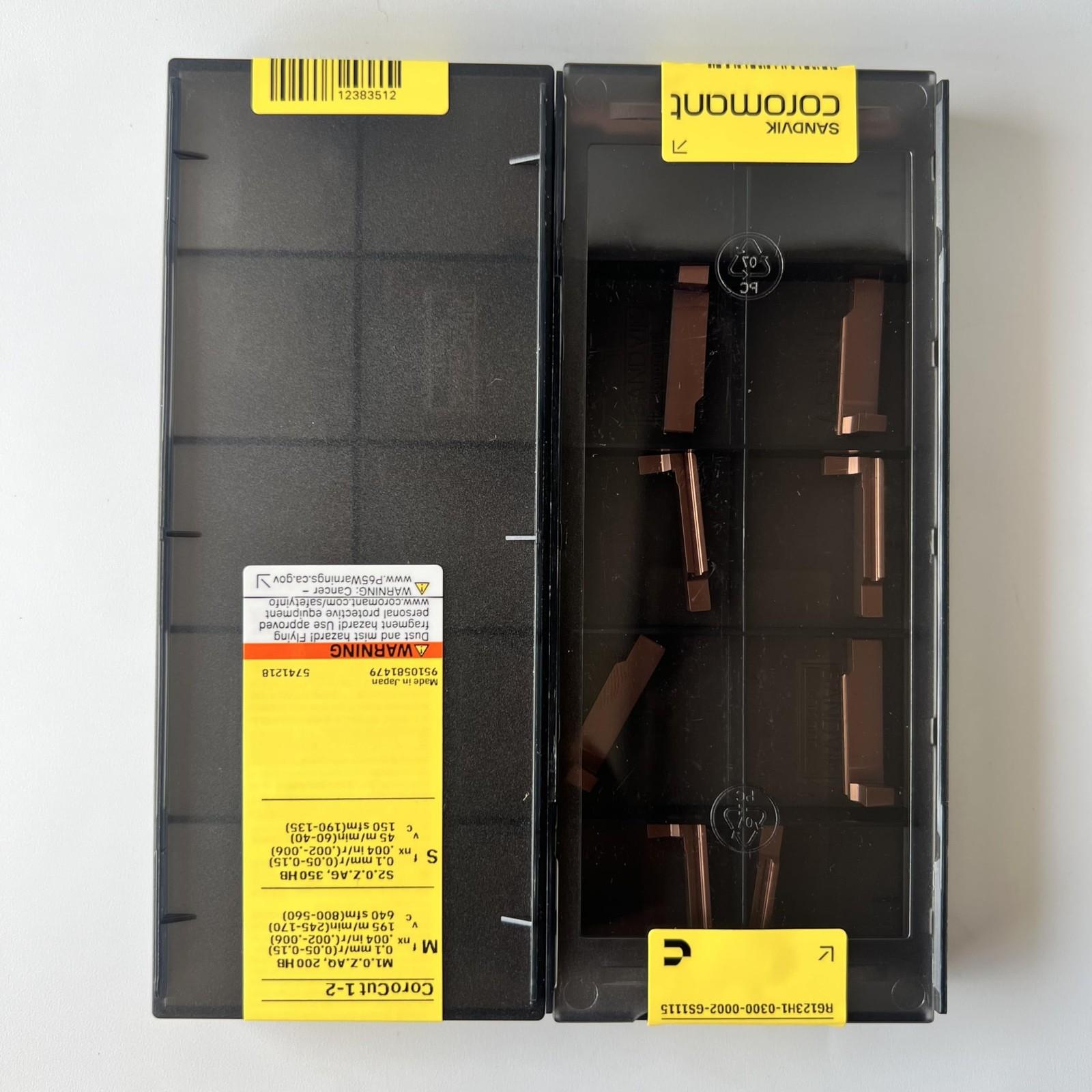 

Sandvik / RG123H1-0300-0002-GS 1115 / Оригинальная шведская пластина из твердого сплава 10 шт