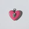 VERRYTASTE Heart Pendant Pearl Necklace - Pink