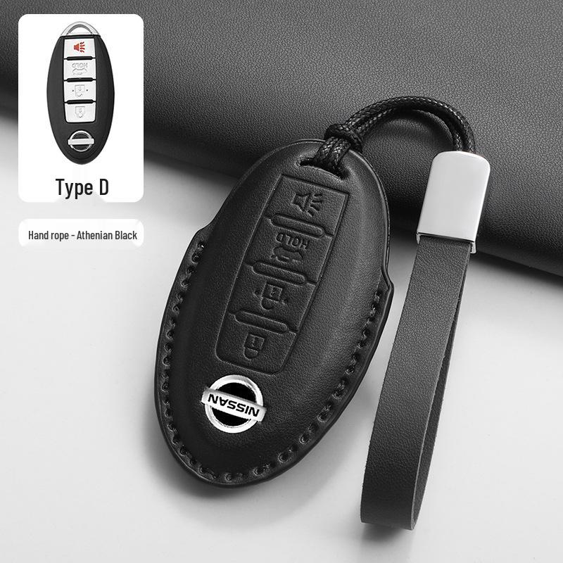 Pinke Schlüsselhülle für Nissan Patrol Y62 5-Tasten Smart-Schlüssel (2018-2019)