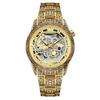Top Classic Men Retro Classic Skeleton Quartz Watch Business Luxury Wrist Watches Relogio Masculino