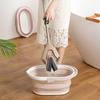 Folding Mop Bucket Portable Fishing Bucket Outdoor Camping Collapsible Car Wash Bucket Foldable Bucket Househol Cleaning Tool