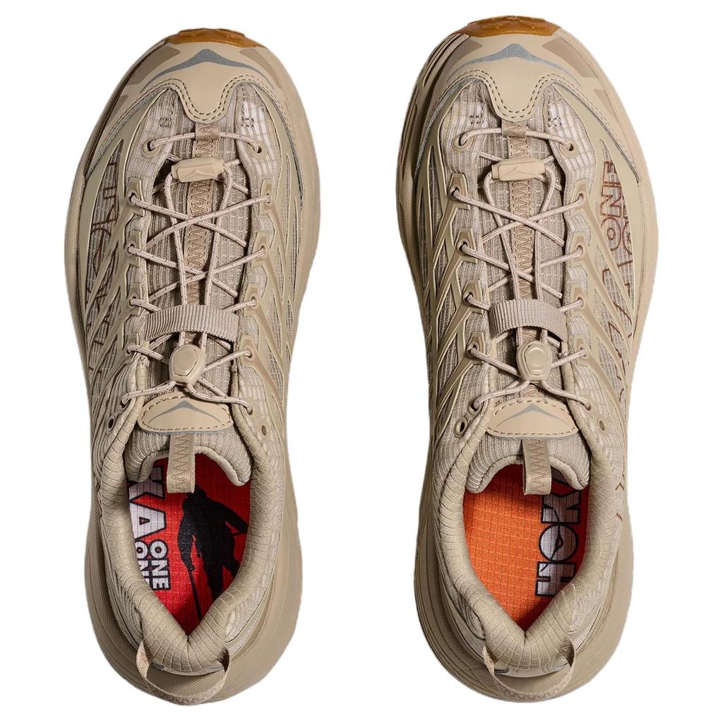 HOKA Mafate Three2 Grid JP Raw Linen Asia Exclusive Unisex Sneakers Cream Sand 1172370-RLN