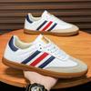 Sapatos de Três Listras 2025 para Homens Retro Branco Agam Tênis Esportivos Sapatos Rasos Casuais com Todos Leves Sapatos da Moda para Mulheres