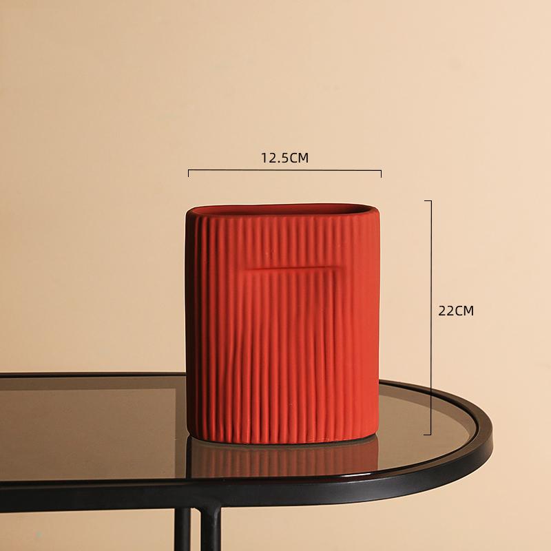 Colorful Irregular Shape Ceramic Vase Table Decoration Flowers Arrangement Modern Style Floral Vases Room Aesthetic Decor