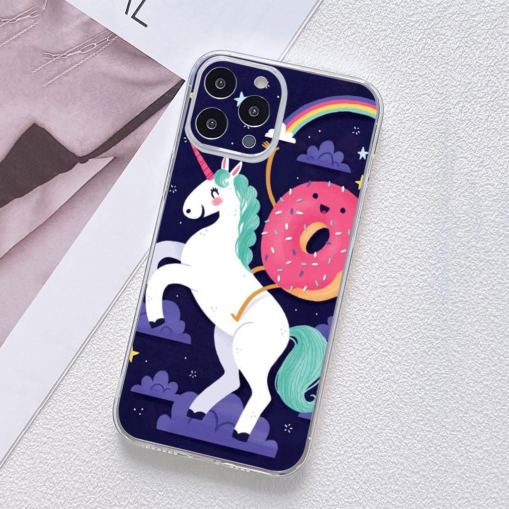 Regenbogen Einhorn Anime Cartoon Pferd Handyhülle für Motorola Moto G13 G14 G53 G54 G62 G72 G82 G84 E13 E20 G42 G32 G23 G22 Hülle