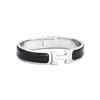 Hermes Clic H Bangles Women's Black/Silver H700001FP01