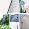 USB Rechargeable Camping Electric Shower Head ABS Handheld Shower Pump  Hiking