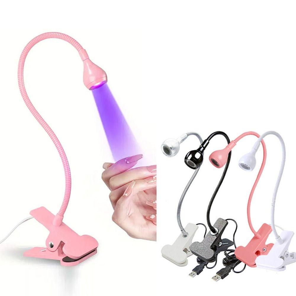 USB UV Nail Lamp Clip-on Manicure Salon Tools New Nail Dryer Light For Gel Nails