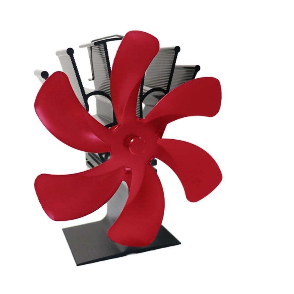 Eco Friendly 6-Blade Fireplace Fan Circulation High-temperature Stove Fan Heat Distribution Decoration Log Wood Burner Home