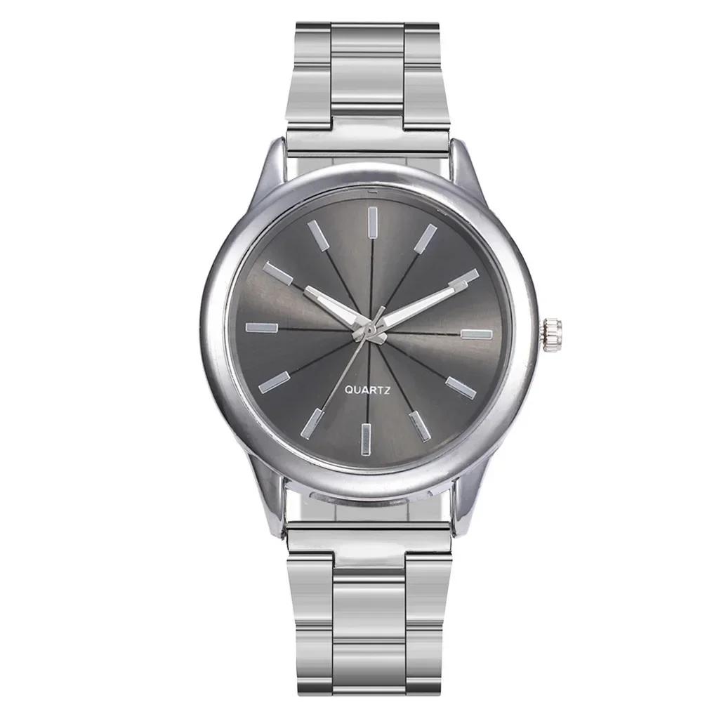 Luxury Watch for Women Simple Round Dial Stainless Fashion Gold Bracelet Quartz Wristwatch Students Ladies Watches Montre Femme