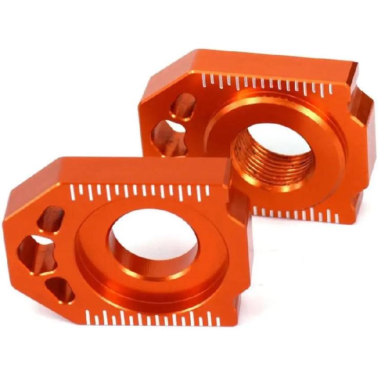 Motorcycle CNC Rear Chain Adjuster Axle Blocks For KTM SX SXF XC XCF EXC EXCF XCW XCFW Accessories Dirt Pit Bike Parts Durable