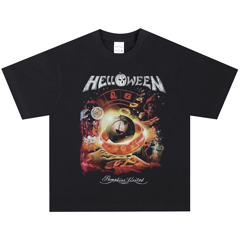 Helloween T-Shirt, Soft Fabric Casual Daily Wear XXL