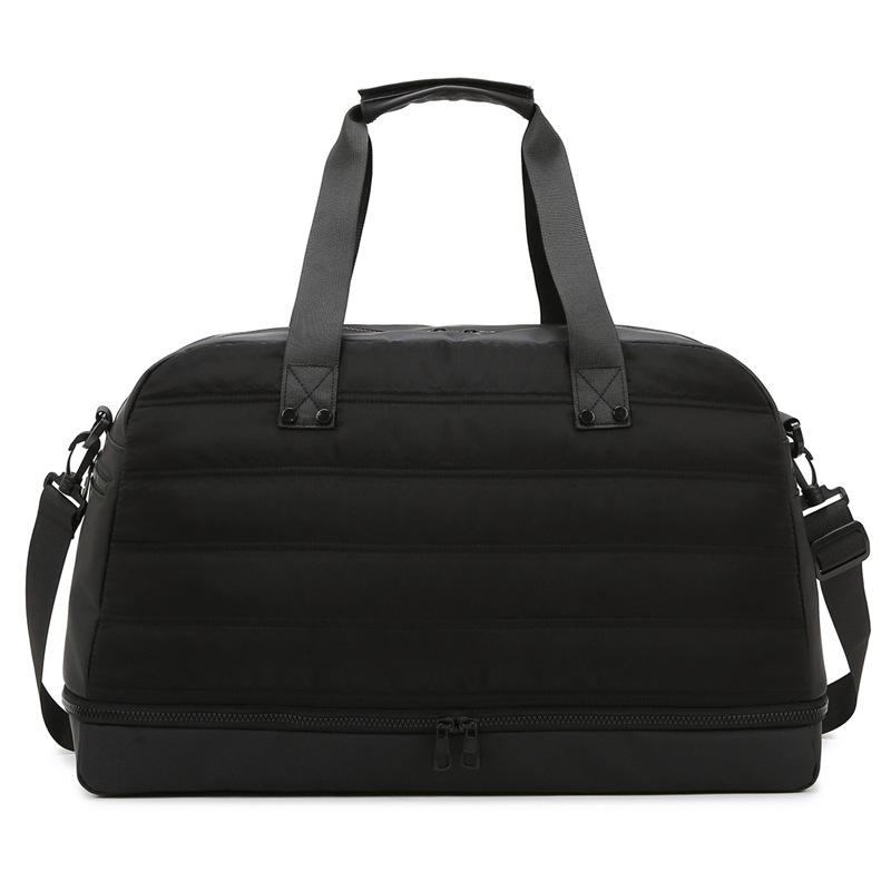 Women's Dry and Wet Separation Fitness Yoga Bag with Shoe Bin for Leisure Commuting Large Capacity Trolley Travel Bag